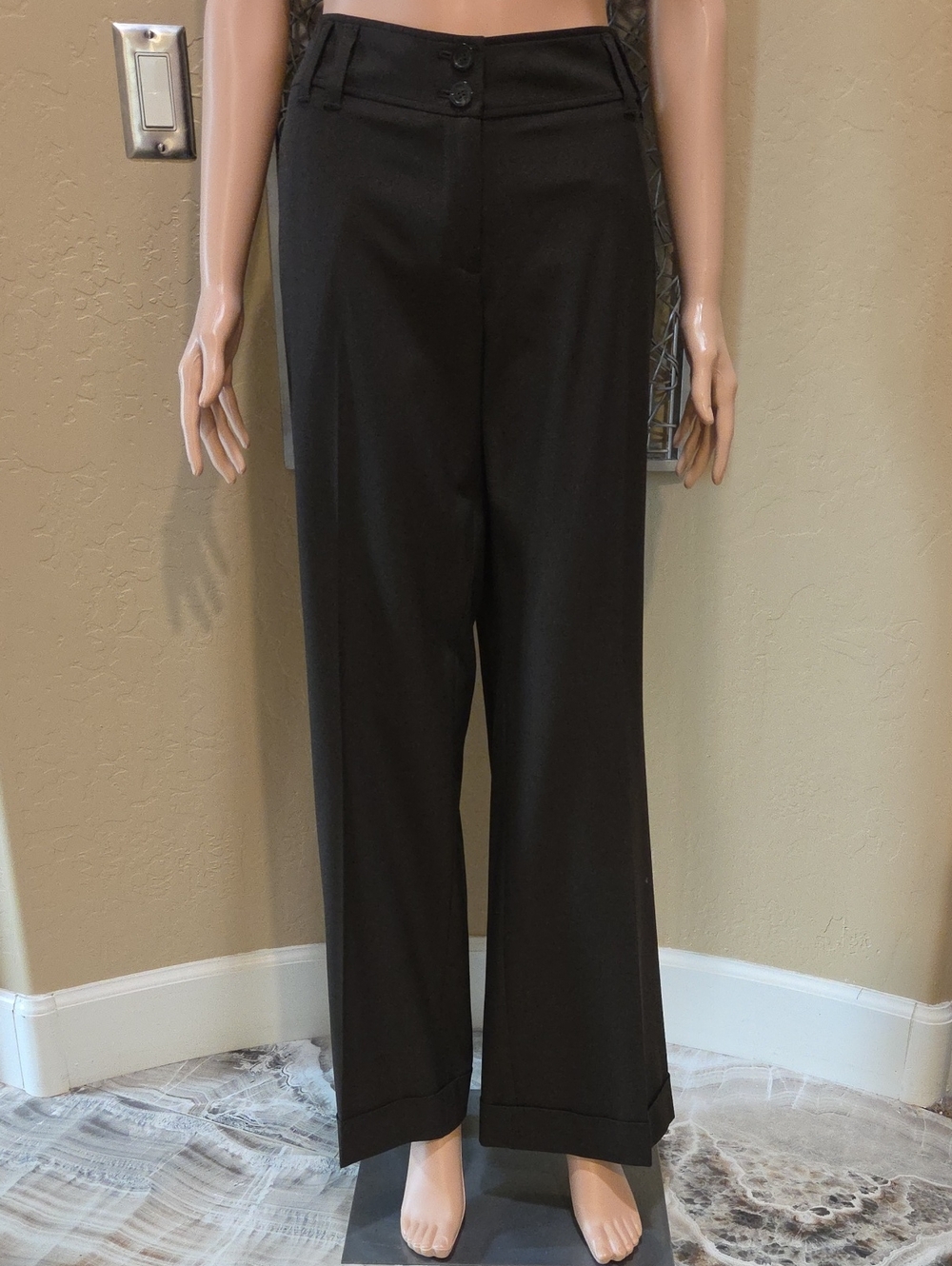 Michael Kors Fashion Basics  Wide-Leg Trousers In Chocolate